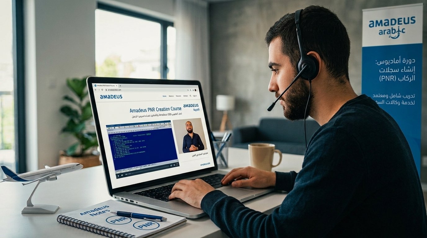 كورس إنشاء الحجز المبدئي PNR على نظام اماديوس Amadeus PNR Creation Course